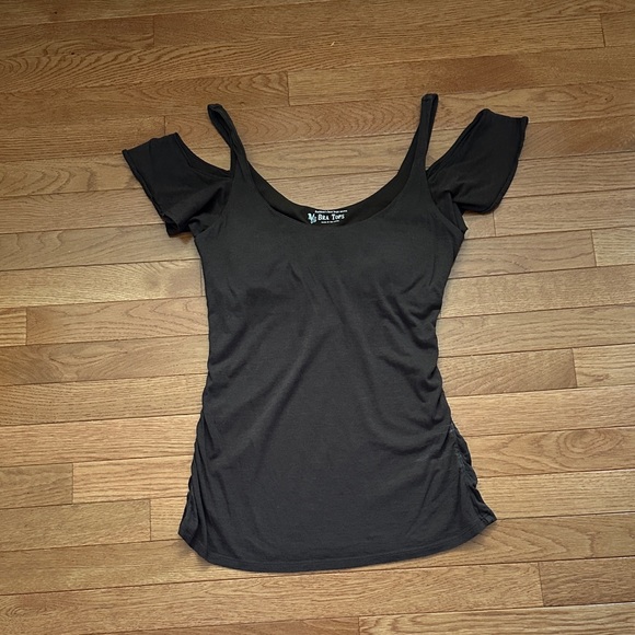 Victoria's Secret Brown Cold Shoulder Blouse - Picture 1 of 1